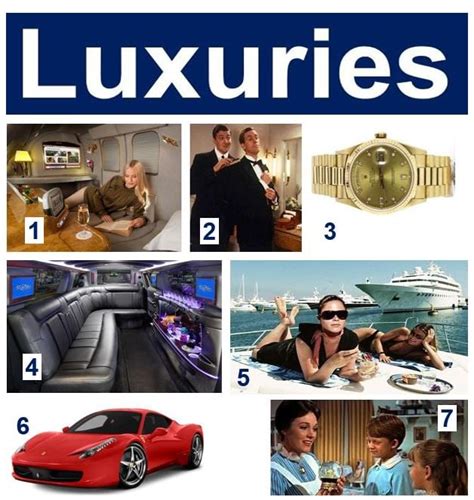 luxuries meaning.